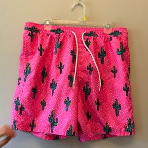 Cactus swim trunks, Large